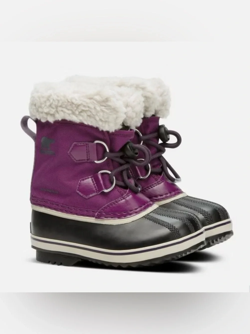 Sorel Purple Children’s Yoot PAC Nylon Waterproof Winter Boots Size 9